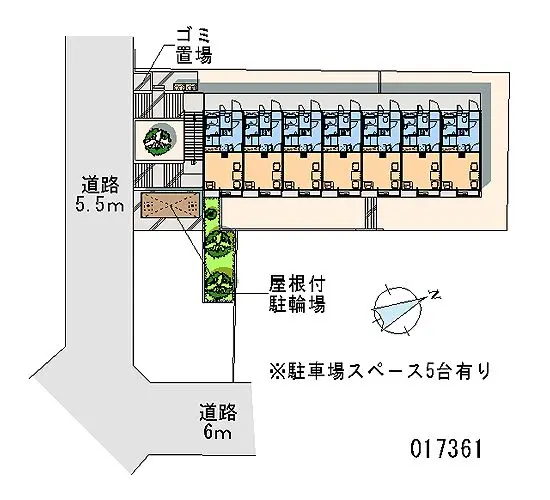 ★手数料０円★立川市錦町４丁目　月極駐車場（LP）